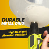 Hole Saw Dust Bowl, for Installing Recessed Lights and Works with All Hole Saws