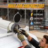 Conduit Carrier Kit 4 Inch Diameter - PVC Conduit Carrier, Mounting Hardware Included