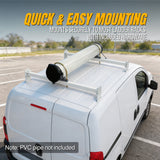 Conduit Carrier Kit 6 Inch Diameter (Black) - PVC Conduit Carrier, Mounting Hardware Included