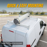 Conduit Carrier Kit 6 Inch Diameter - PVC Conduit Carrier, Mounting Hardware Included