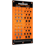 Nut & Bolt Thread Checker - Bolt Size and Thread Gauge Standard and Metric Sizes