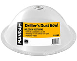 Hole Saw Dust Bowl, for Installing Recessed Lights and Works with All Hole Saws